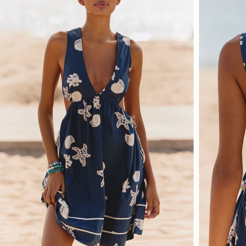 Anthropologie Celandine Sleeveless Swing Knee Length Dress NWT
